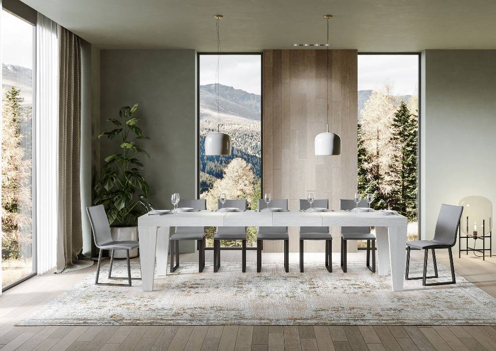 Itamoby Tavolo allungabile 90×180/284 cm Spimbo Premium Bianco Frassino Prezzo di fabbrica