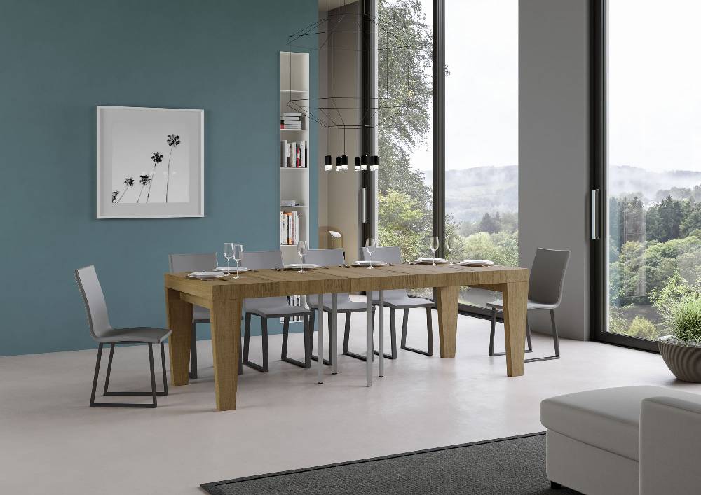 Itamoby Tavolo allungabile 90×90/246 cm Spimbo Premium Quercia Natura Offerta migliore