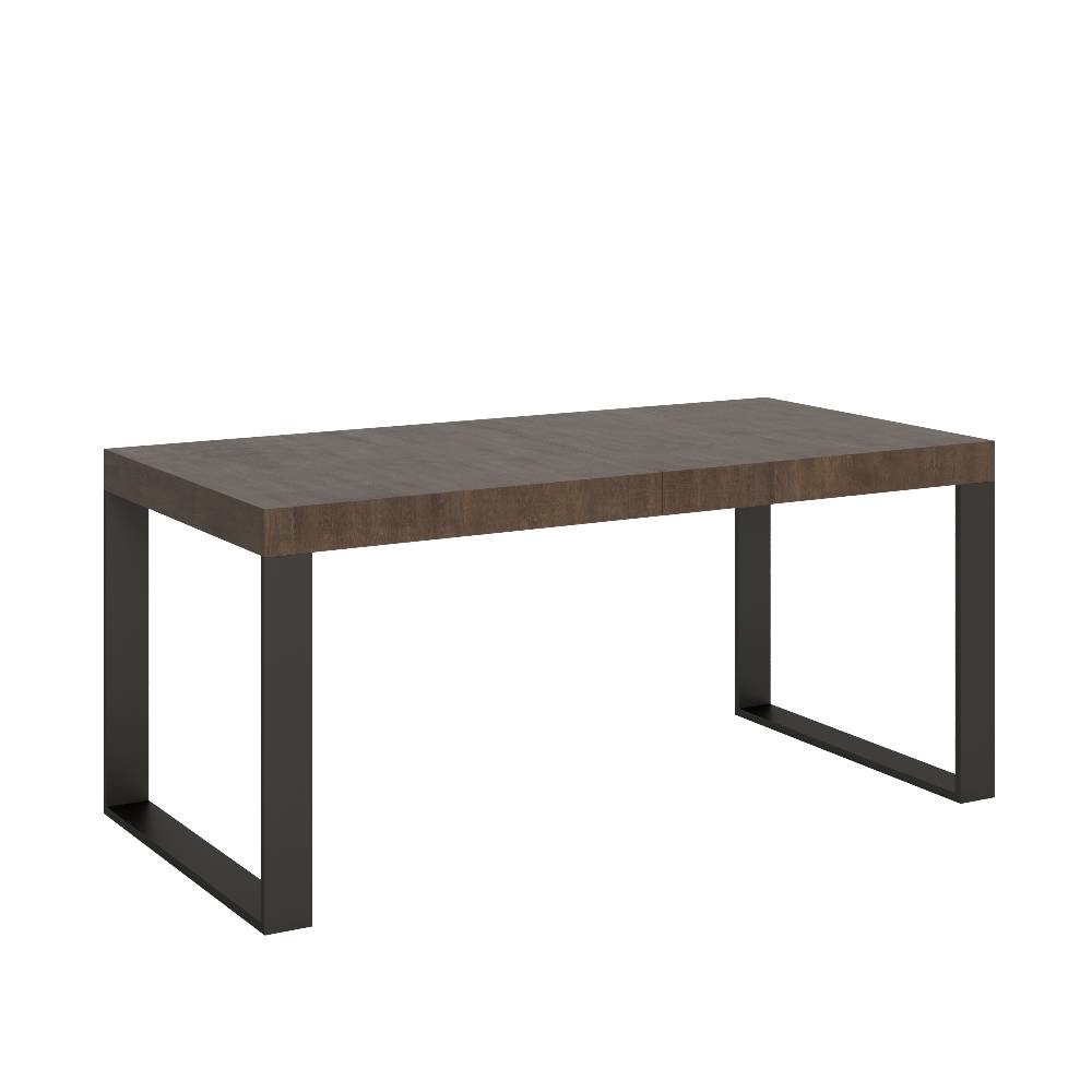Itamoby Tavolo Tecno Premium Allungabile piano Noce 90×180 Allungato 440 telaio Antracite I Più Venduti