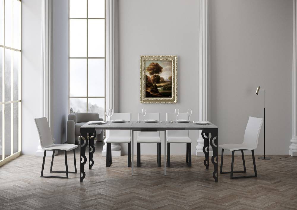 Itamoby Consolle Karamay Evolution Cemento telaio Antracite Offerta Anniversario