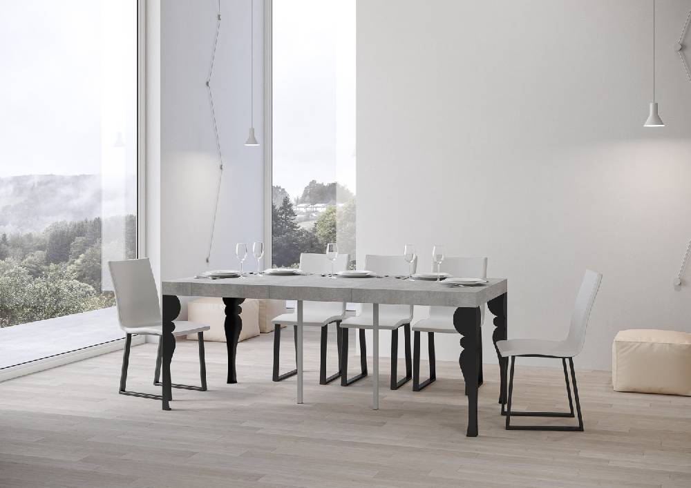 Itamoby Consolle Paxon Premium Cemento telaio Antracite Offerte speciali