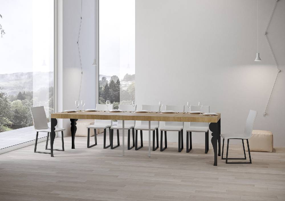 Itamoby Consolle Paxon Premium Quercia Natura telaio Antracite Enormi risparmi
