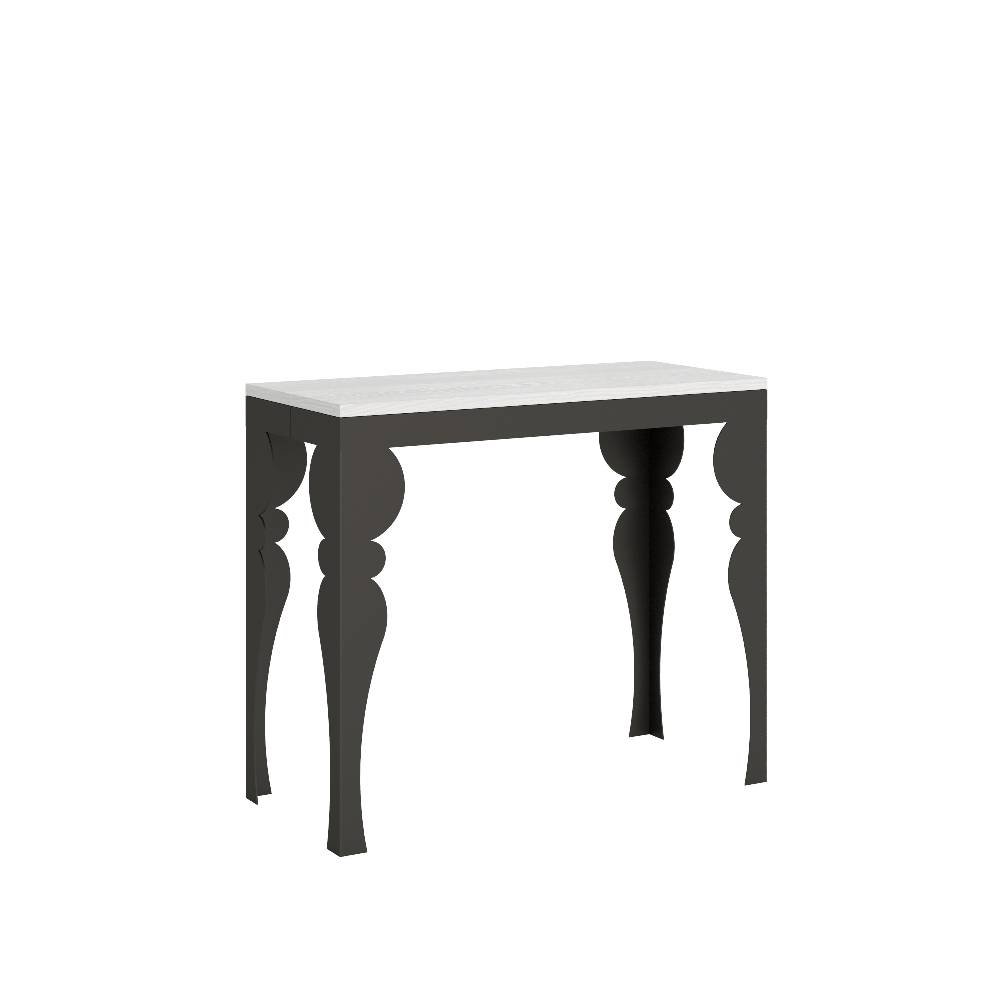 Itamoby Consolle Paxon Evolution Bianco Frassino telaio Antracite Latest stili