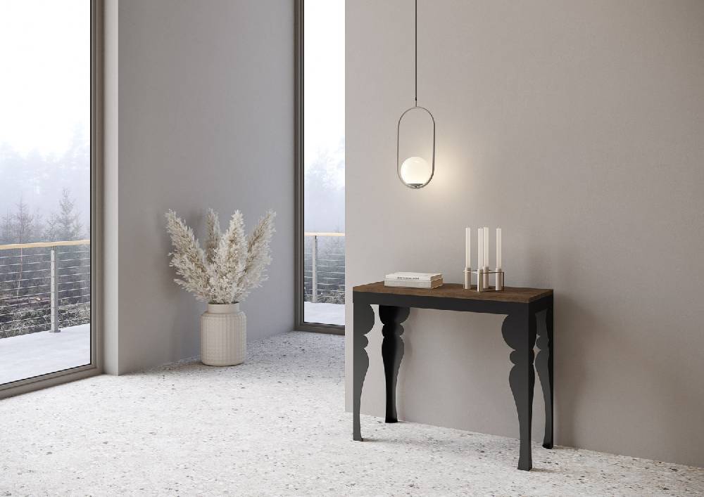 Itamoby Consolle Paxon Small Evolution Noce telaio Antracite Ultimi due giorni