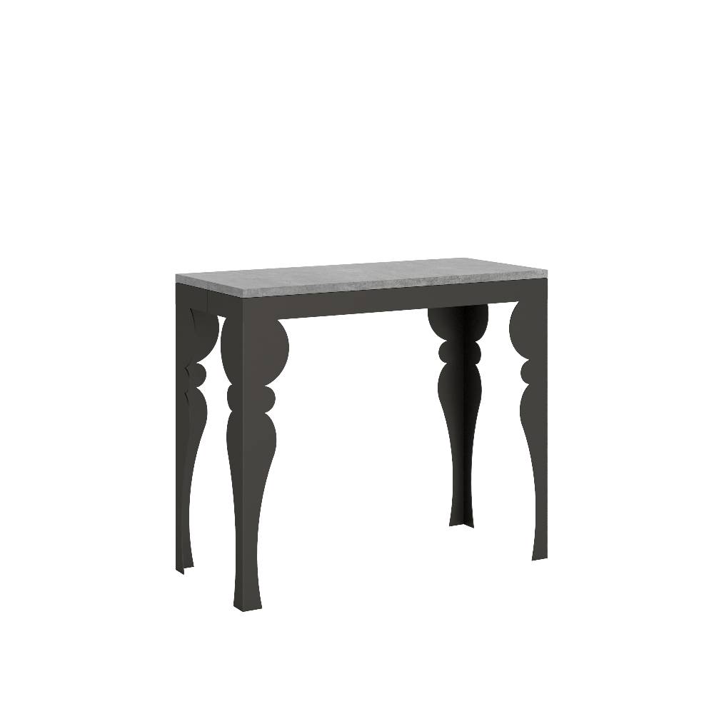 Itamoby Consolle Paxon Small Evolution Cemento telaio Antracite Ultimo giorno