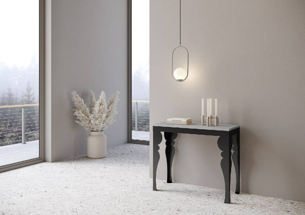 Itamoby Consolle Paxon Small Evolution Cemento telaio Antracite Ultimo giorno