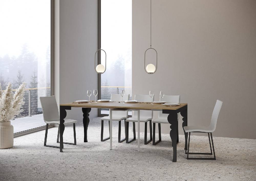 Itamoby Consolle Paxon Small Evolution Quercia Natura telaio Antracite Promozione temporanea