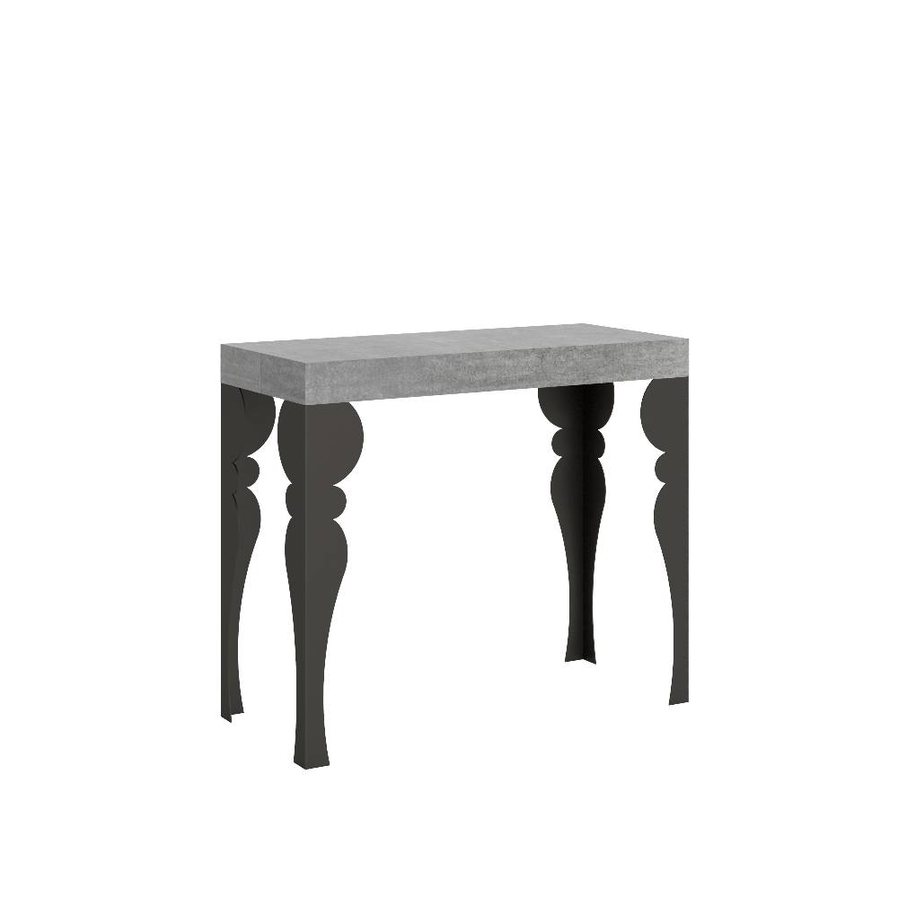Itamoby Consolle Paxon Small Cemento telaio Antracite Fino al 55% di sconto
