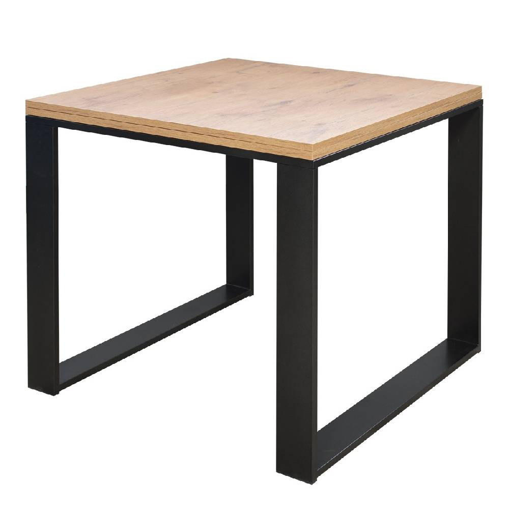 Itamoby Tavolo Tecno Libra Quercia Natura 90×90 Allungato 90×180 telaio Antracite Affare Del Giorno