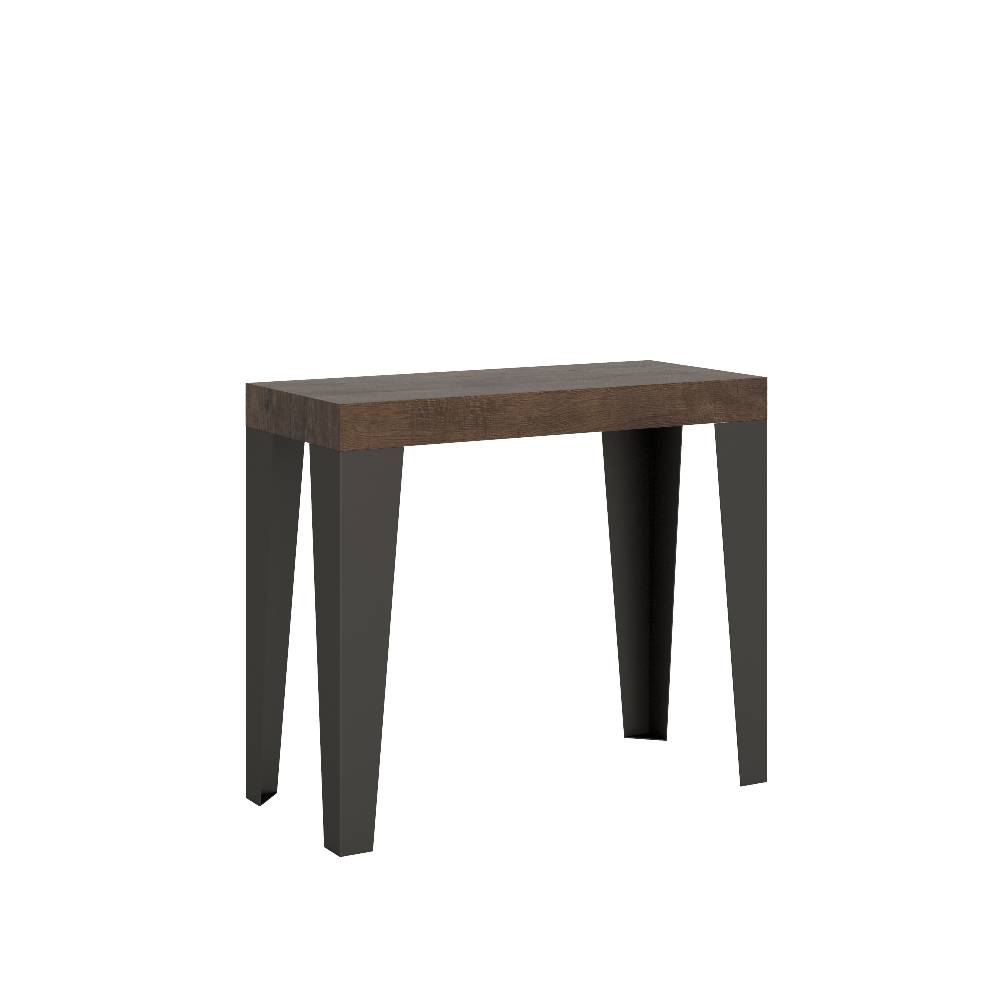 Itamoby Consolle Flame Premium Noce telaio Antracite