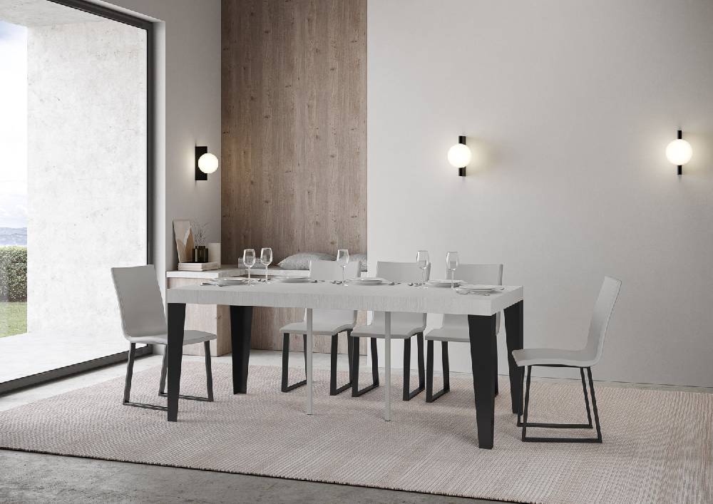 Itamoby Consolle Flame Premium Bianco Frassino telaio Antracite I Più Venduti