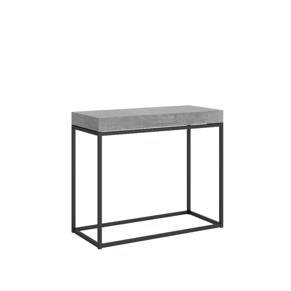 Itamoby Consolle Nordica Small Premium Cemento telaio Antracite