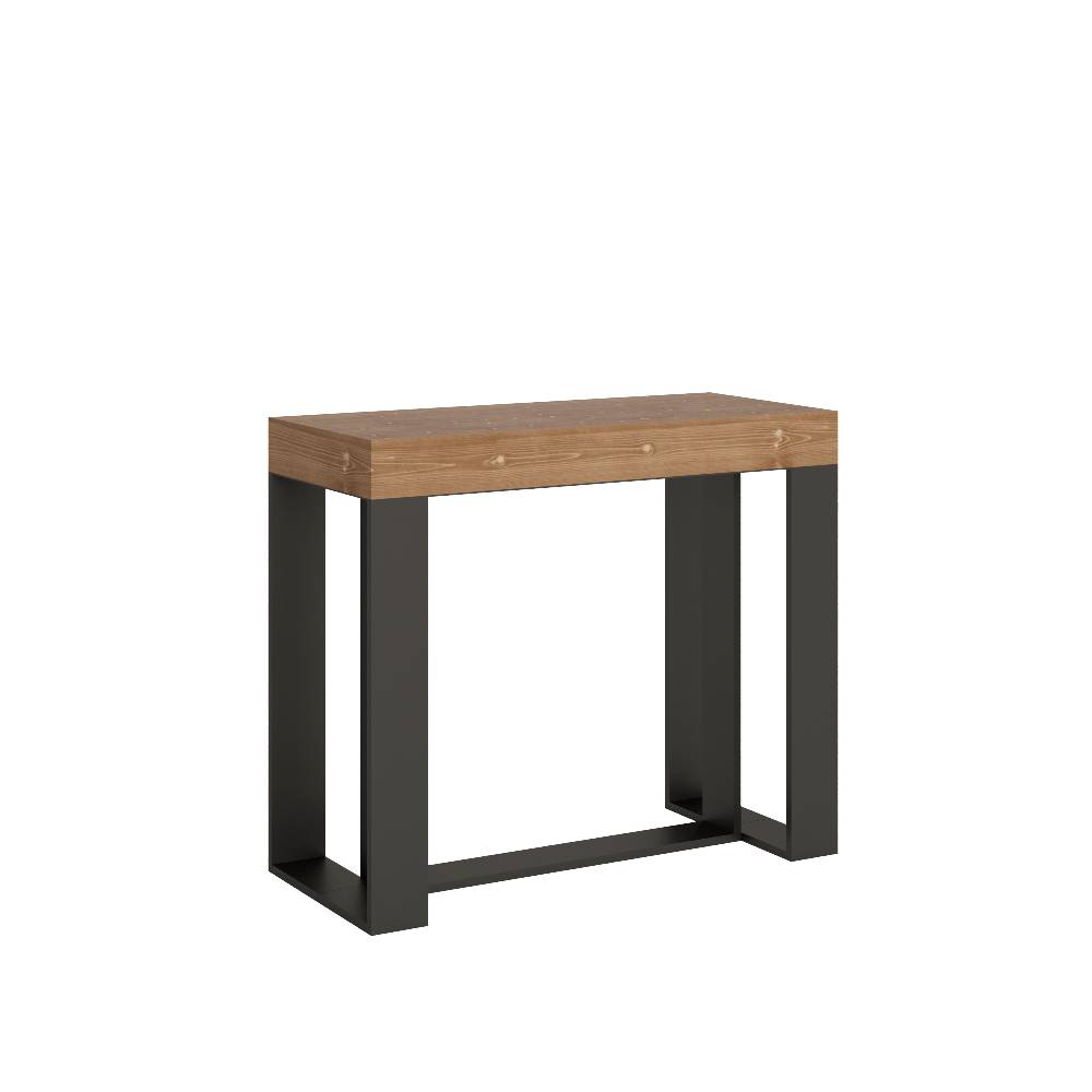 Itamoby Consolle Futura Small Abete Tinto telaio Antracite