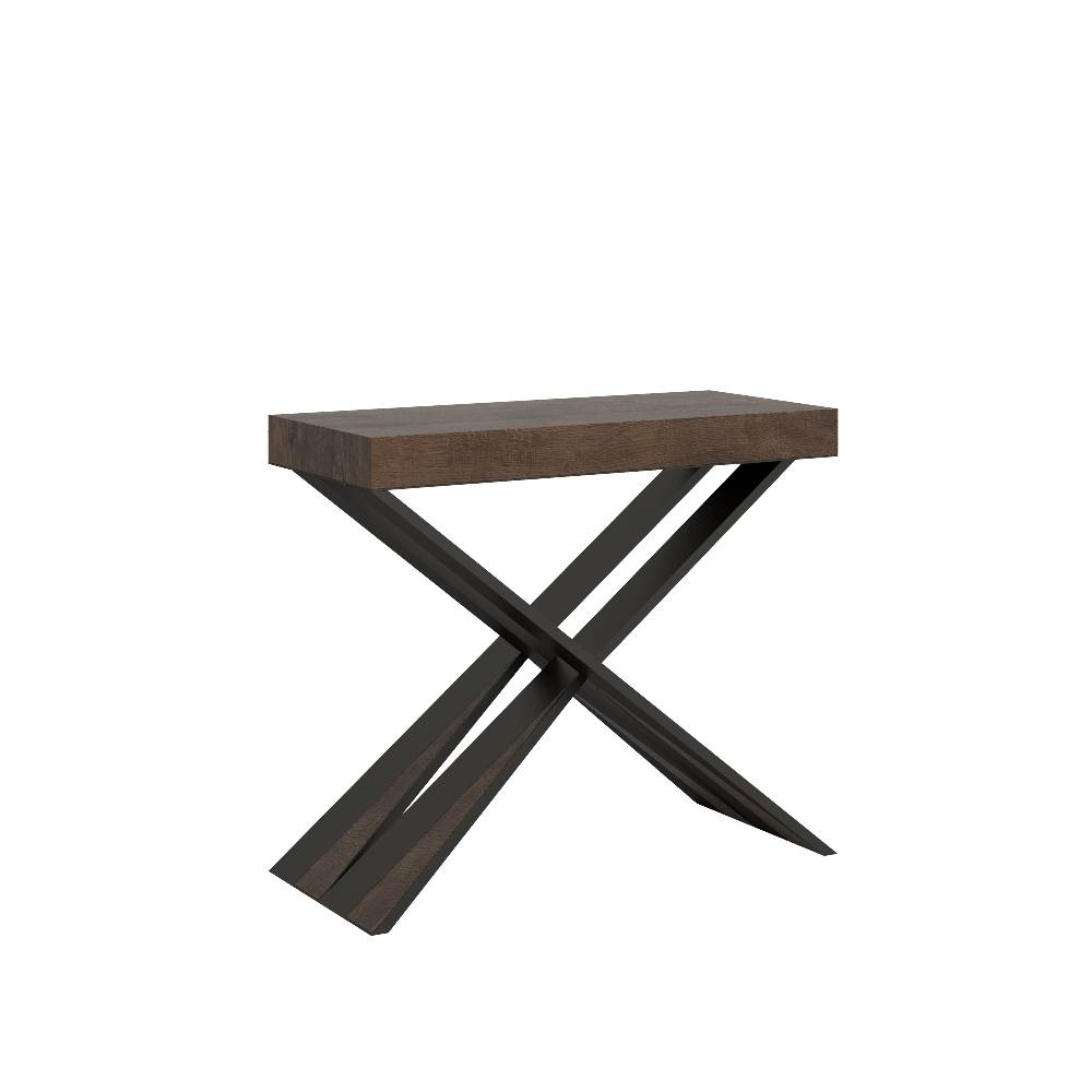 Itamoby Consolle Diago Small Noce telaio Antracite