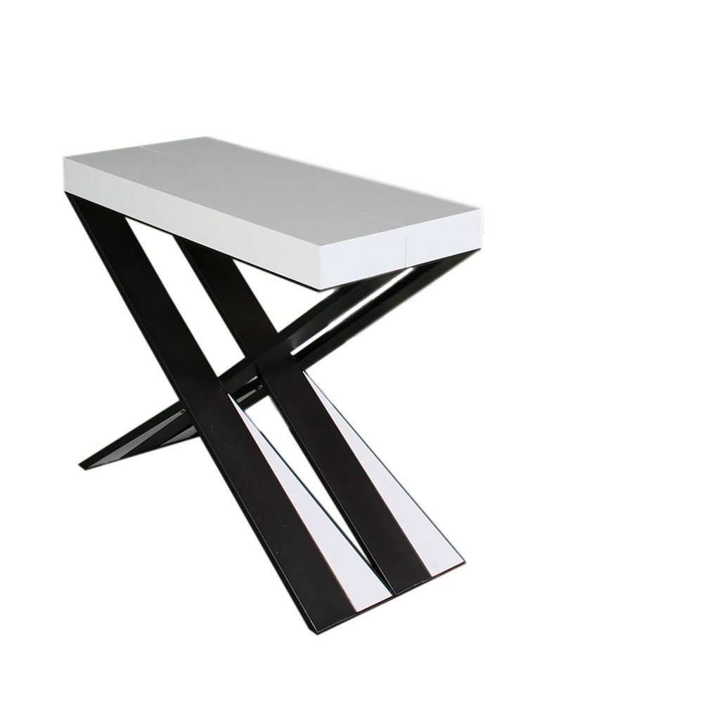 Itamoby Consolle Diago Small Bianco Frassino telaio Antracite Sconti questo mese