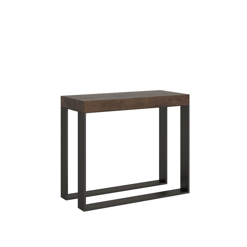 Itamoby Consolle Elettra Premium Noce telaio Antracite