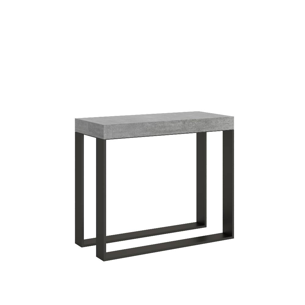 Itamoby Consolle Elettra Premium Cemento telaio Antracite