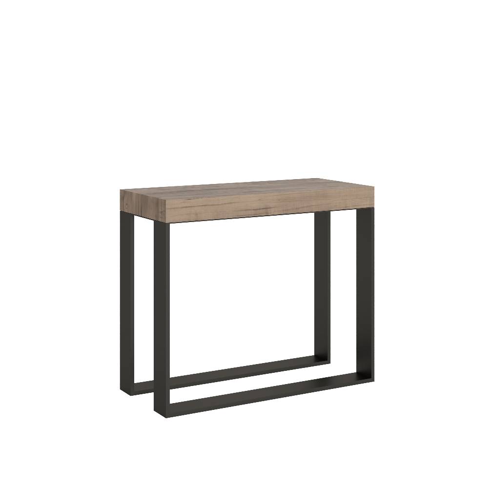 Itamoby Consolle Elettra Small Premium Quercia Natura telaio Antracite Consegna Veloce