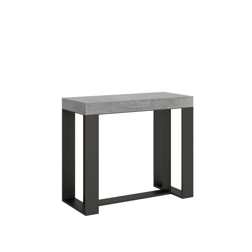 Itamoby Consolle Futura Cemento telaio Antracite