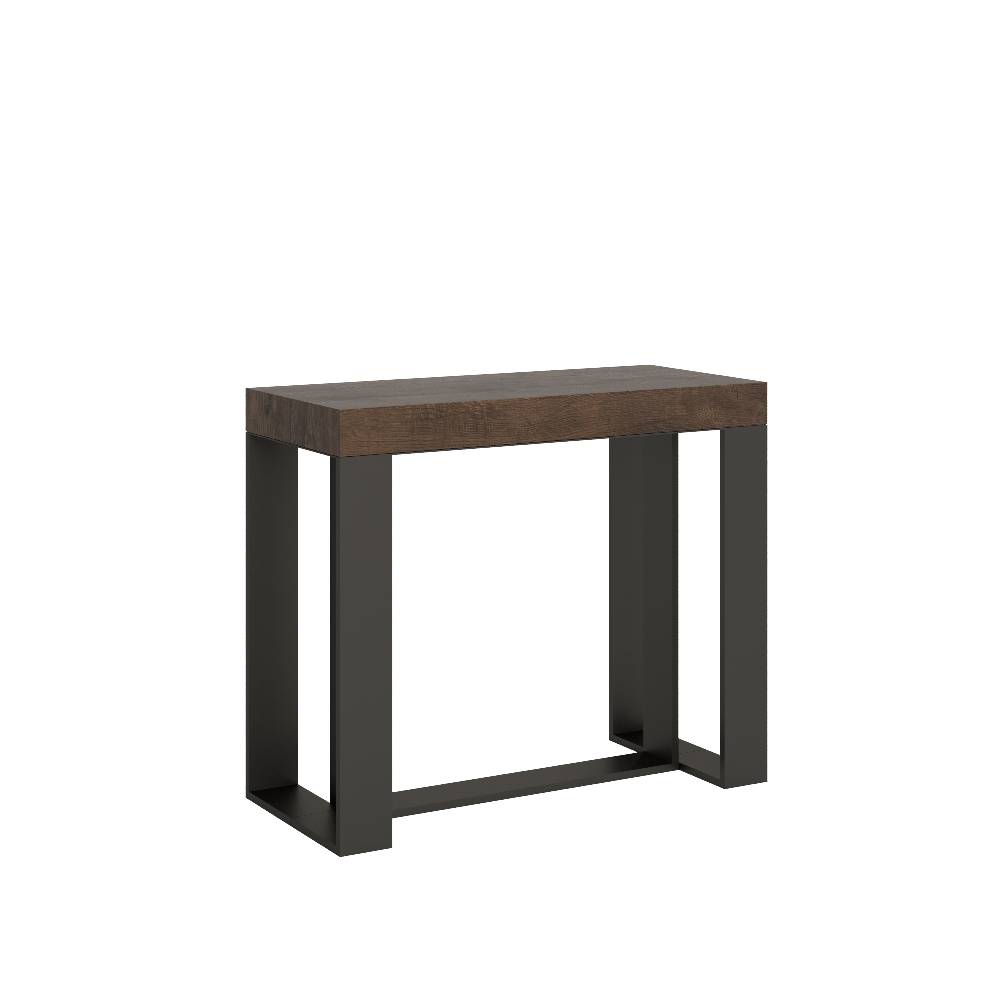 Itamoby Consolle Futura Small Premium Noce telaio Antracite