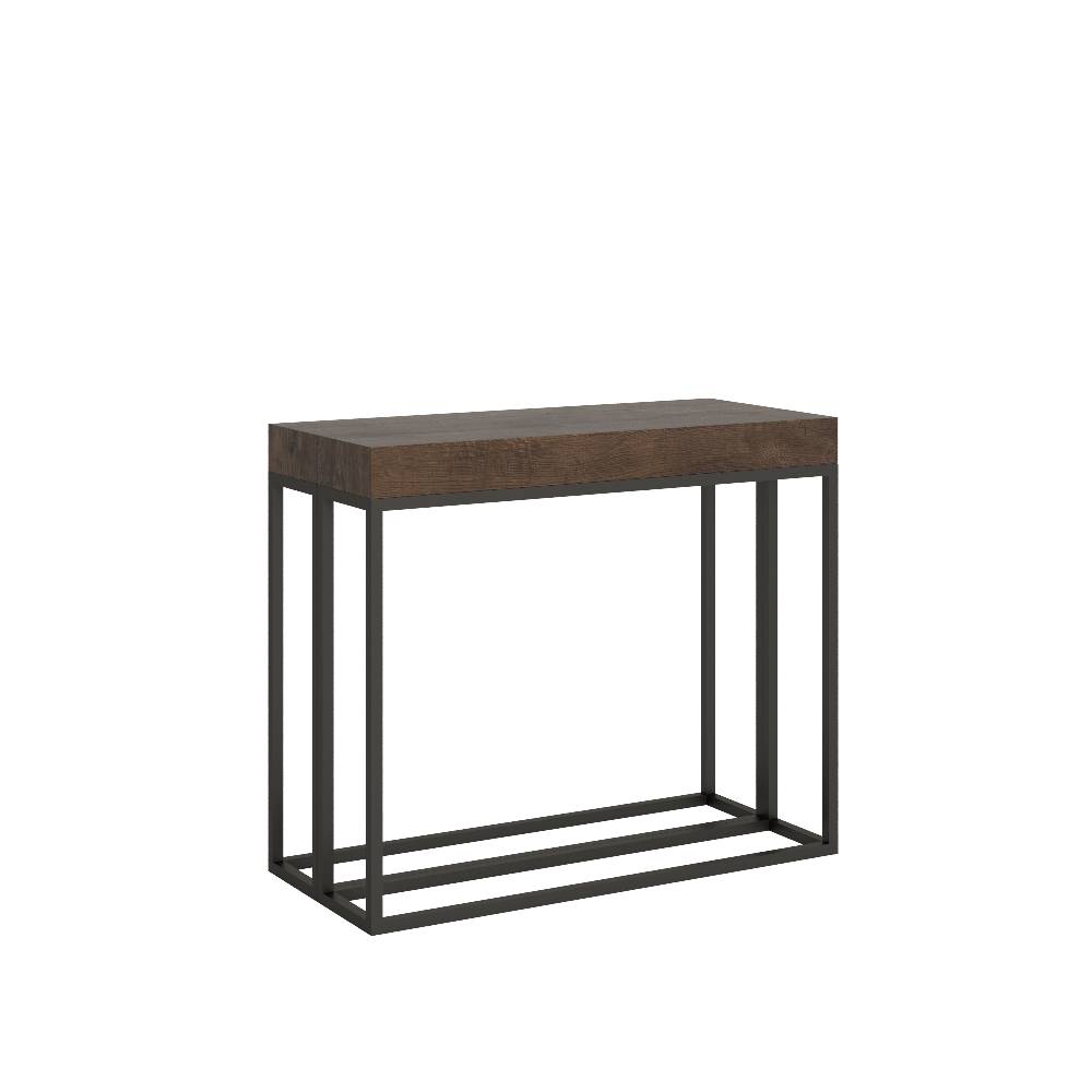 Itamoby Consolle Epoca Small Premium Noce telaio Antracite Offerta esclusiva