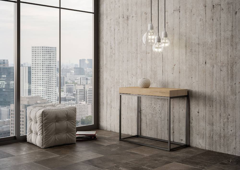 Itamoby Consolle Nordica Small Quercia Natura telaio Antracite Comprane uno, ottenene uno gratis