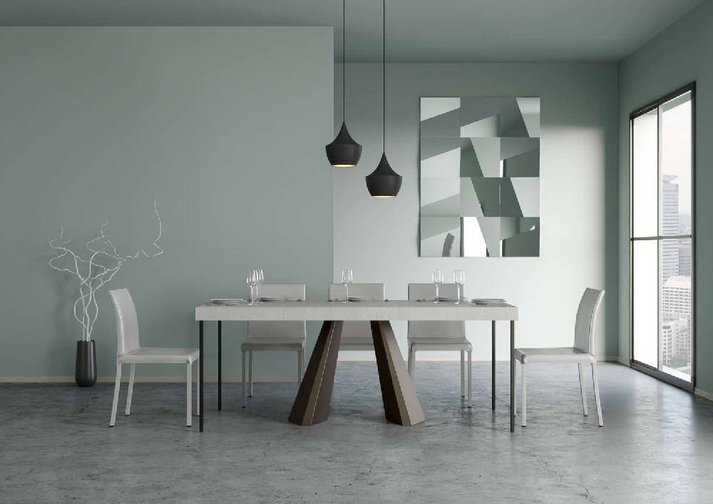 Itamoby Consolle Diamante Premium Bianco Frassino telaio orso Ultimi tre giorni
