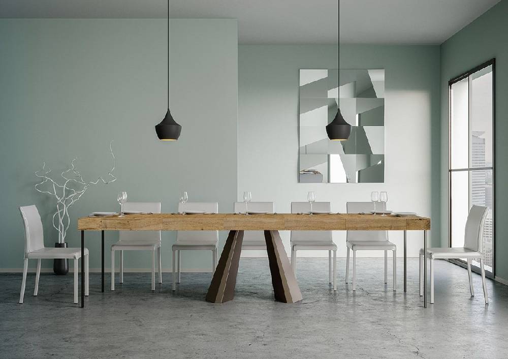Itamoby Consolle Diamante Premium Quercia Natura telaio orso ACQUISTA ORA