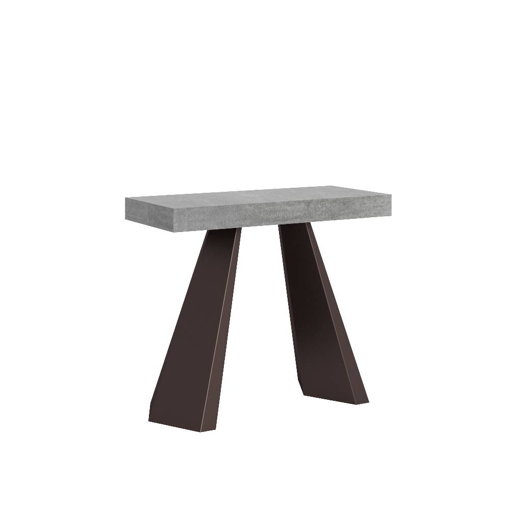 Itamoby Consolle Diamante Cemento telaio orso