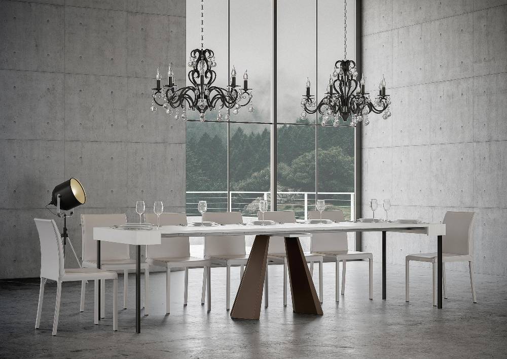 Itamoby Consolle Diamante Bianco Frassino telaio orso Fino al 50% di sconto