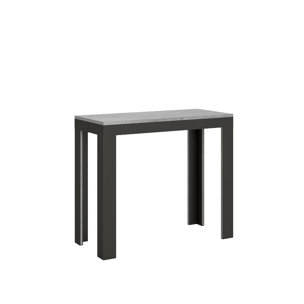Itamoby Consolle Linea Evolution Cemento gambe Antracite