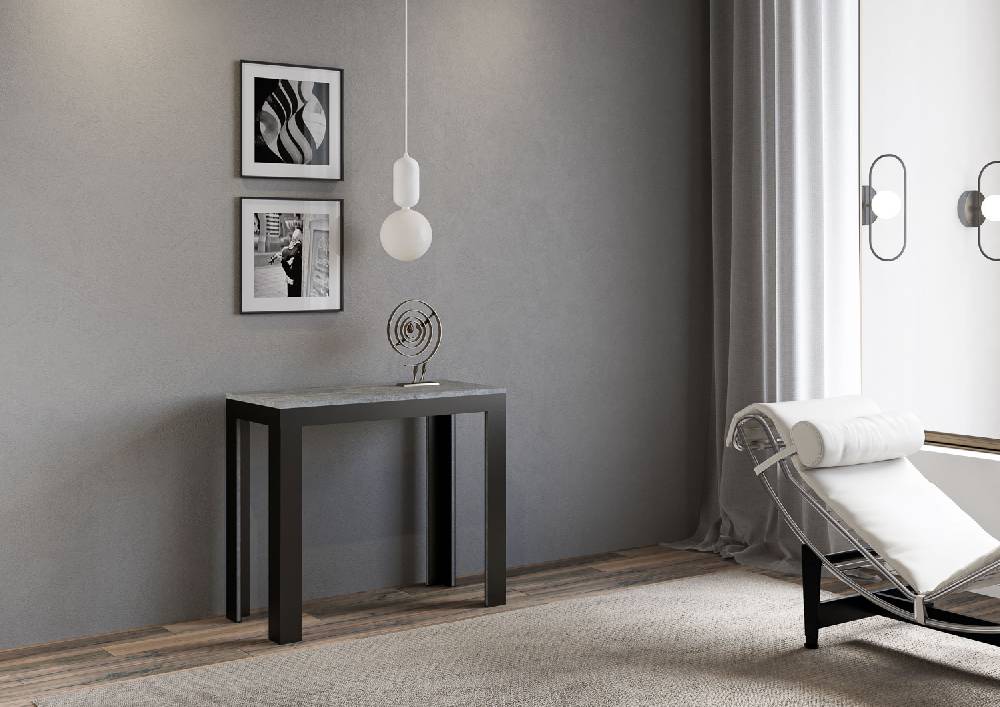 Itamoby Consolle Linea Evolution Cemento gambe Antracite In vendita