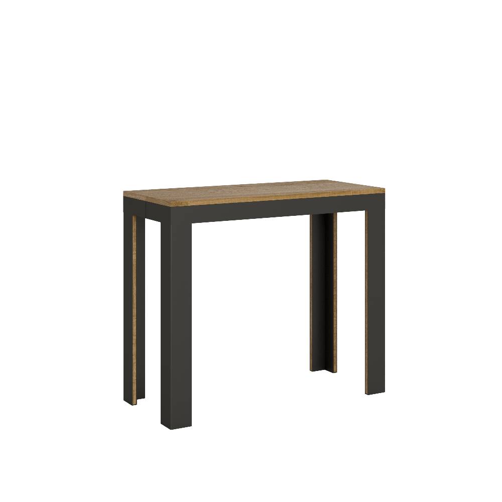 Itamoby Consolle Linea Evolution Quercia Natura gambe Antracite