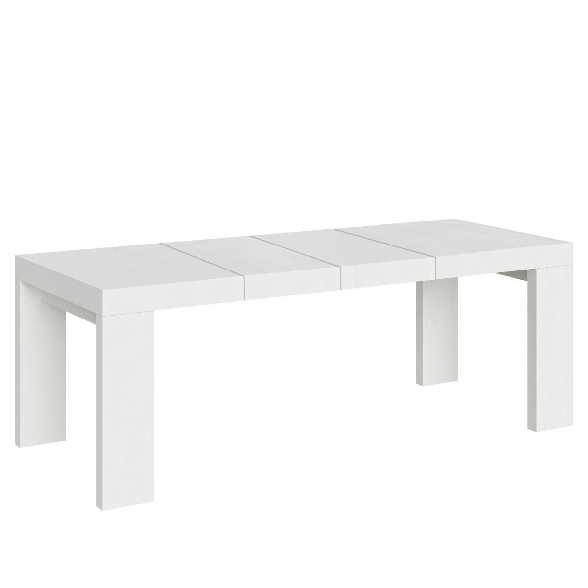 Itamoby Tavolo allungabile 90×160/264 cm Roxell Premium Bianco Frassino