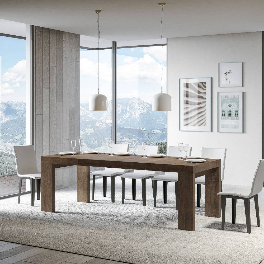 Itamoby Tavolo allungabile 90×140/244 cm Roxell Premium Noce Qualità