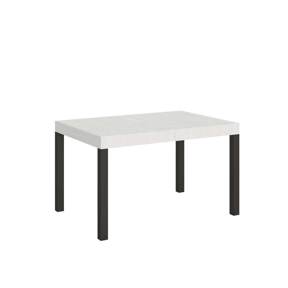 Itamoby Tavolo allungabile 90X120/224 cm Everyday Bianco Frassino telaio Antracite