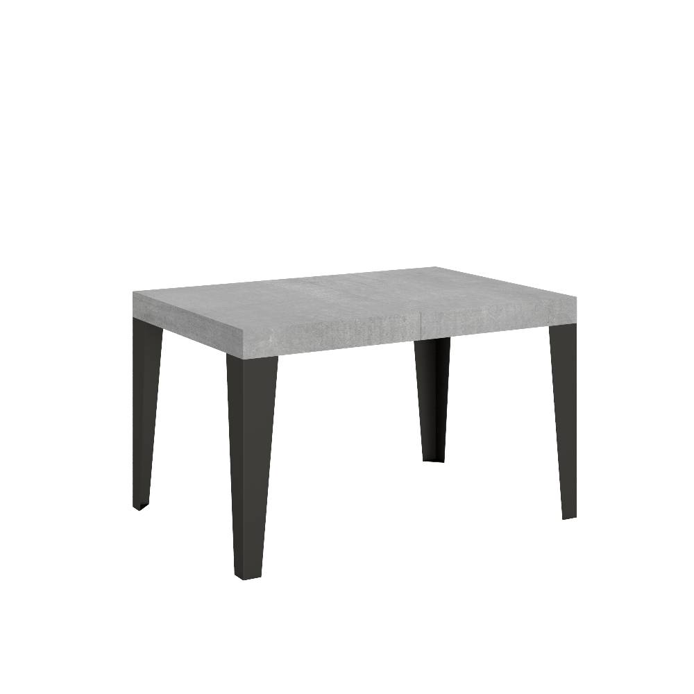 Itamoby Tavolo allungabile 90X140/244 cm Flame Cemento telaio Antracite