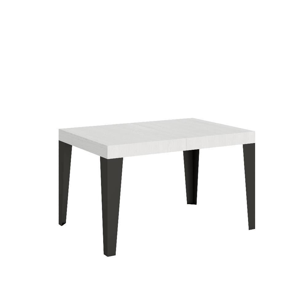 Itamoby Tavolo allungabile 90X140/244 cm Flame Bianco Frassino telaio Antracite