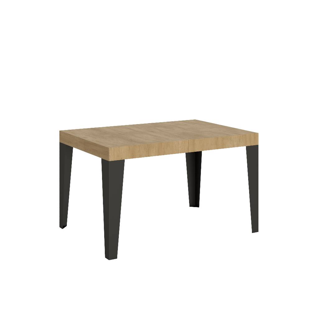 Itamoby Tavolo allungabile 90X120/224 cm Flame Quercia Natura telaio Antracite