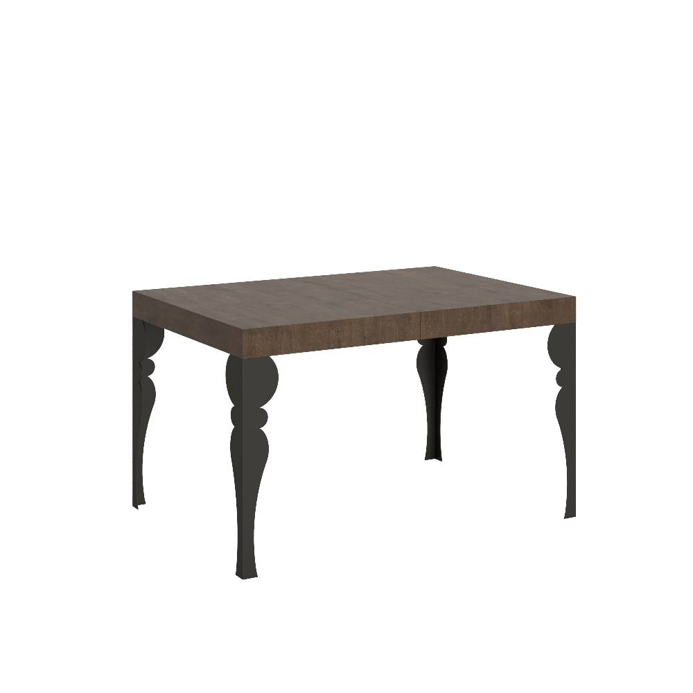 Itamoby Tavolo allungabile 90X120/224 cm Paxon Noce telaio Antracite Prezzo di fabbrica