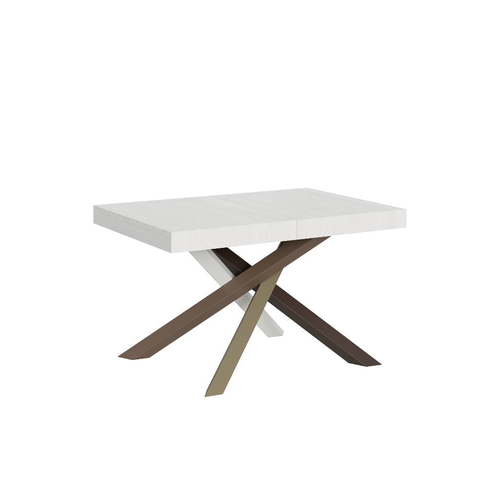 Itamoby Tavolo allungabile 90×120/224 cm Volantis Bianco Frassino telaio 4/C