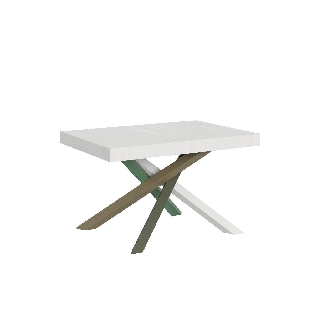 Itamoby Tavolo allungabile 90×140/244 cm Volantis Bianco Frassino telaio 4/A