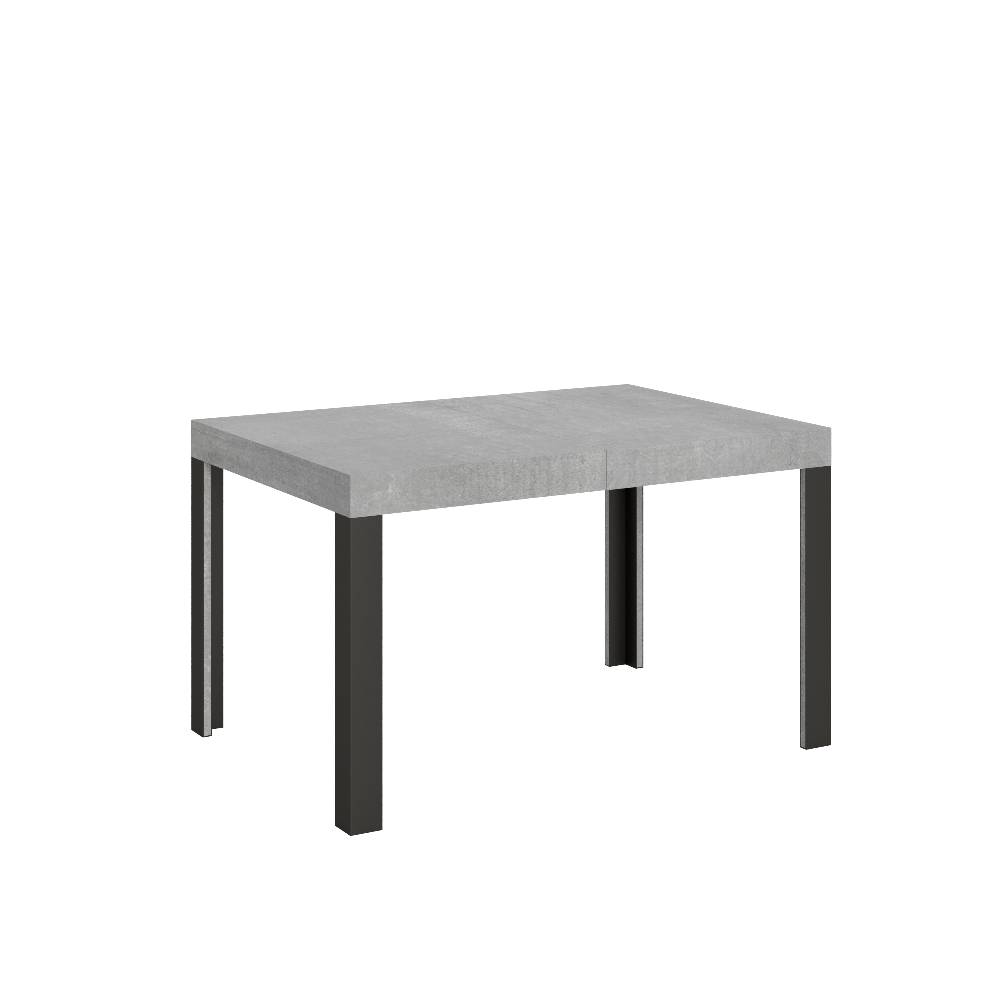 Itamoby Tavolo allungabile 90×140/244 cm Linea Cemento telaio Antracite