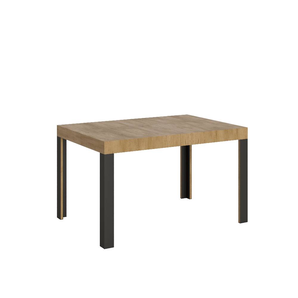 Itamoby Tavolo allungabile 90×140/244 cm Linea Quercia Natura telaio Antracite