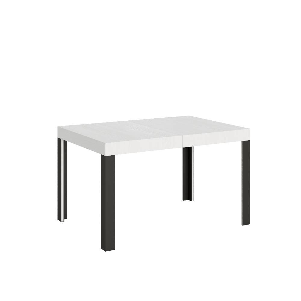 Itamoby Tavolo allungabile 90×140/244 cm Linea Bianco Frassino telaio Antracite Nuovo