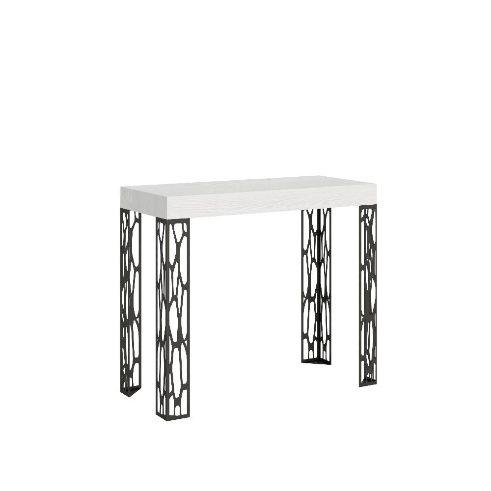 Itamoby Consolle Ghibli Small Bianco Frassino gambe Antracite Spedizione gratuita