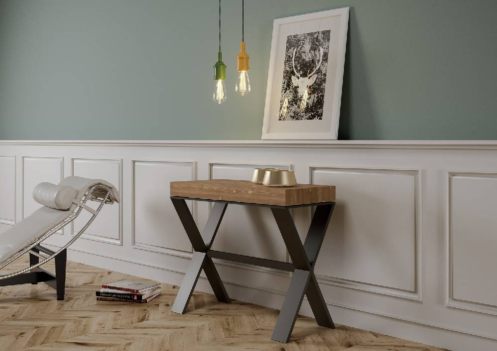 Itamoby Consolle Xenia Abete Tinto telaio Antracite Shopping online