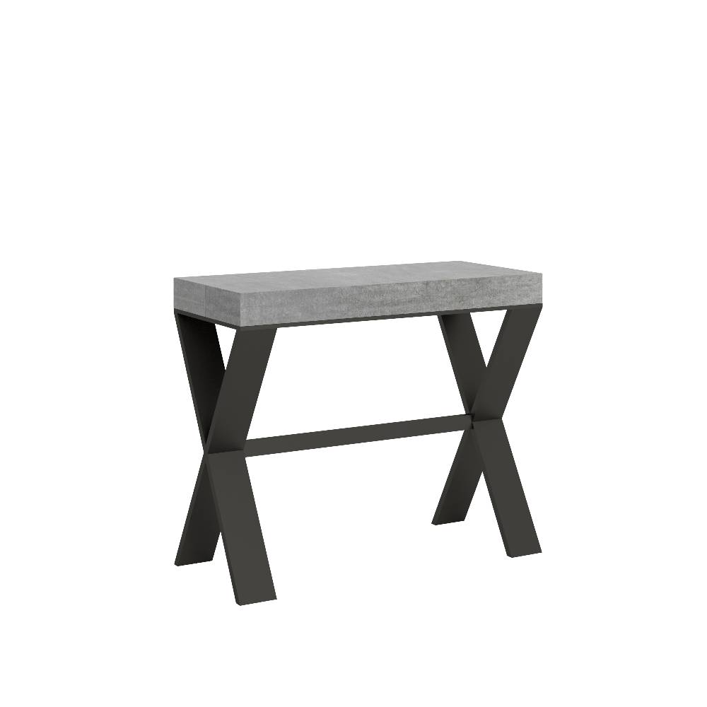 Itamoby Consolle Xenia Small Cemento telaio Antracite