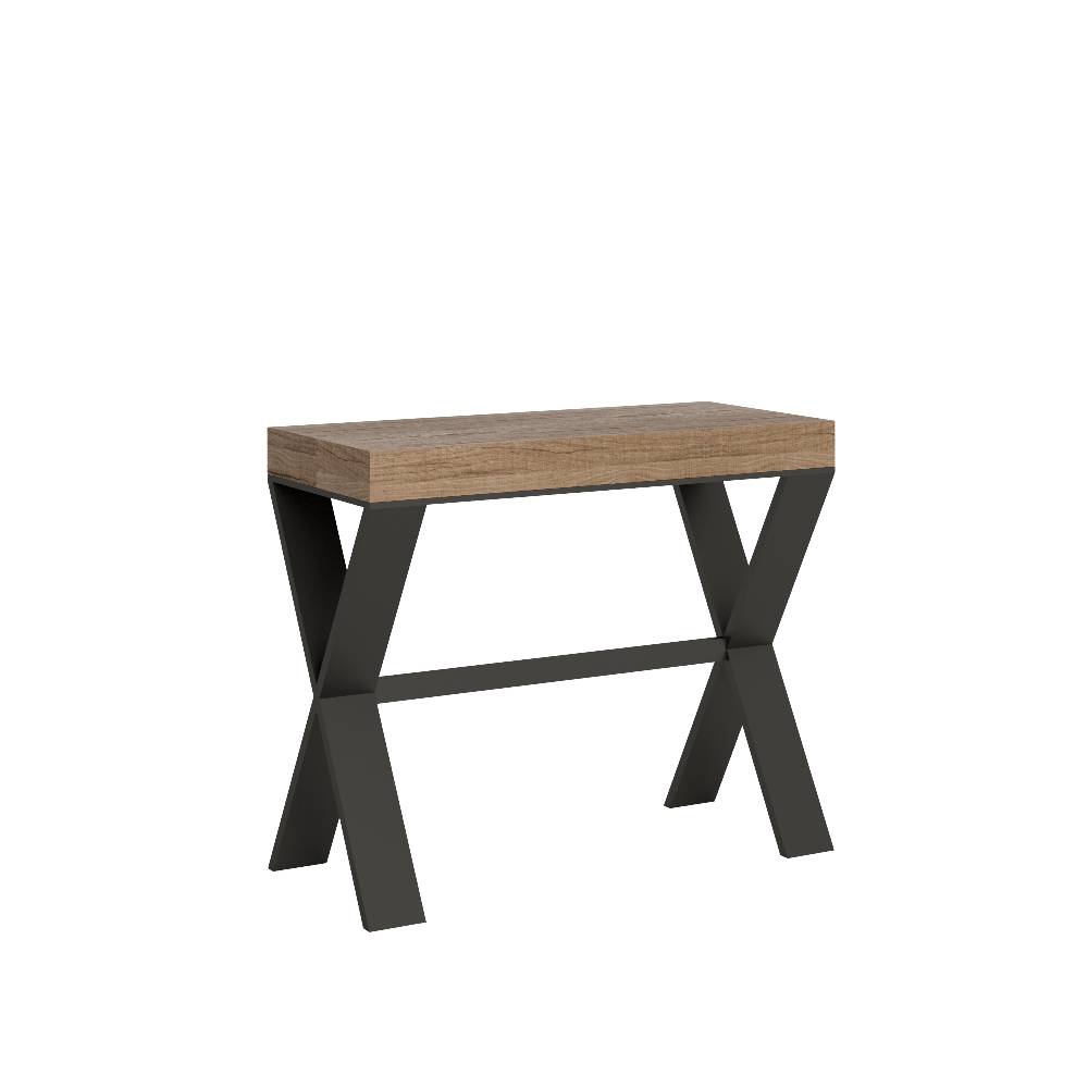 Itamoby Consolle Xenia Small Quercia Natura telaio Antracite