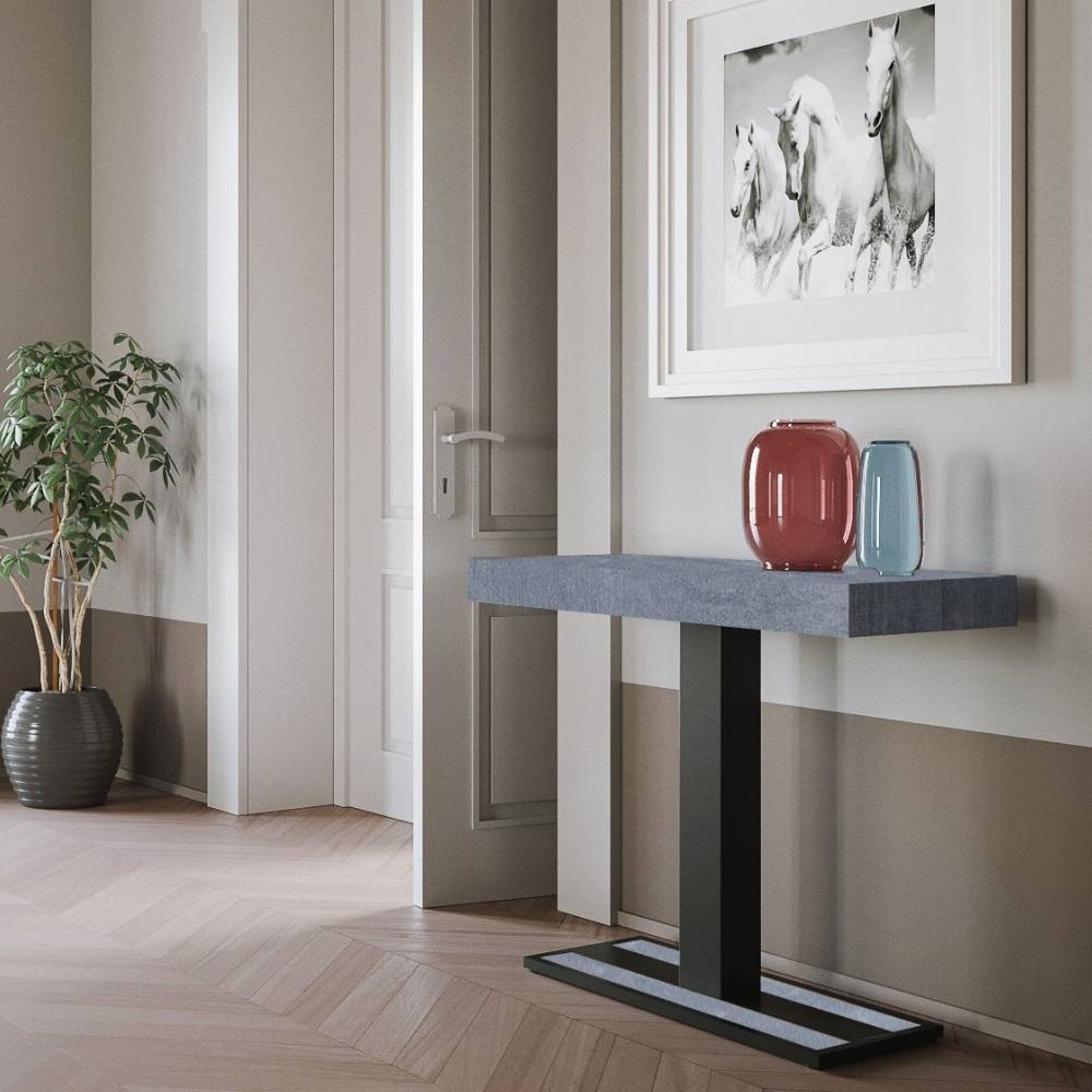 Itamoby Consolle Capital Cemento telaio Antracite Rilascio limitato